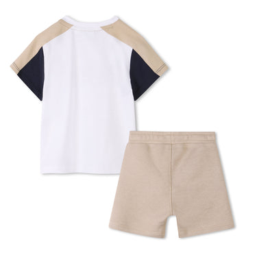 BOSS Set de short y playera para bebe multicolor